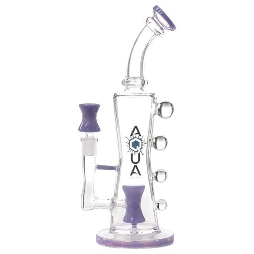 [AM032747] Aqua Glass Stemless 14G Hour (8911) 13.0" Purple