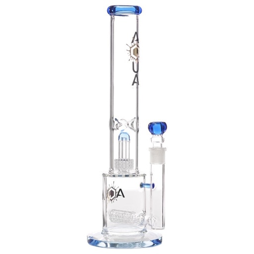 [AM032758] Aqua Glass Steamless Matrix Inline (8916) 15.5" Blue