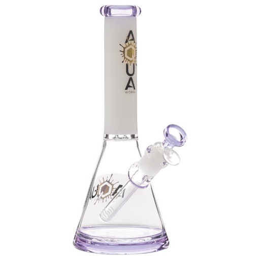 [AM032761] Aqua Glass Direct Matrix Perc Recycler (8917) 11.0" Purple