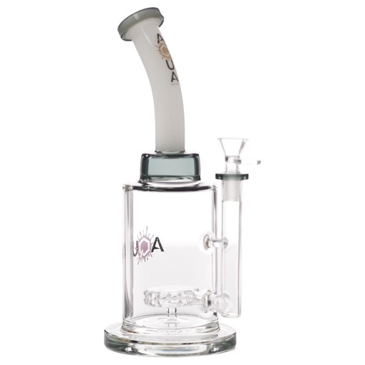 [AM032770] Aqua Glass Steamless Bubbler (8920) 11.0" Smoke