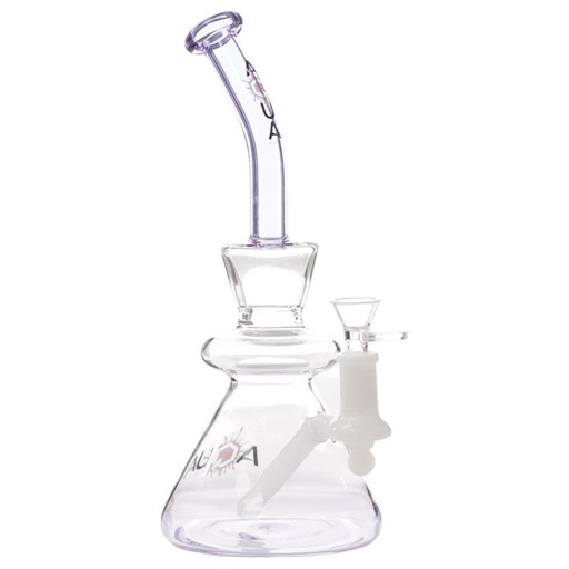 [AM032774] Aqua Glass Banger Hanger Beaker (8922) 10.5" Purple