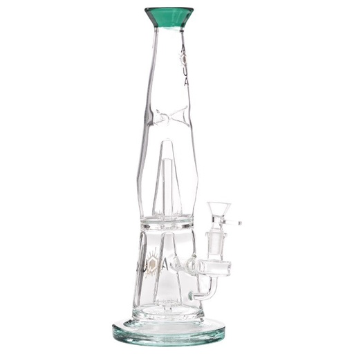 [AM032786] Aqua Glass Steamless Lava Lamp (8925) 13.5" Teal