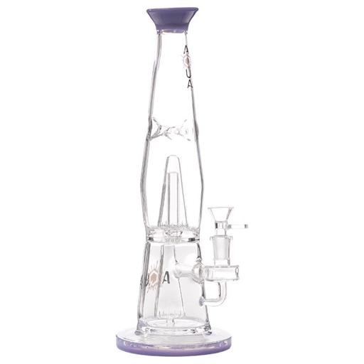 [AM032787] Aqua Glass Steamless Lava Lamp (8925) 13.5" Milky Purple