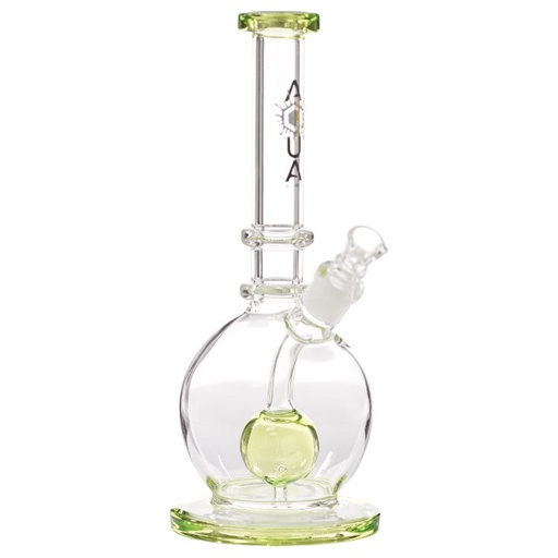 [AM032796] Aqua Glass Orb Crown Defused (8928) 9.0" Green