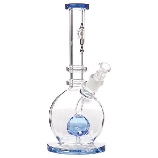 [AM032797] Aqua Glass Orb Crown Defused (8928) 9.0" Blue