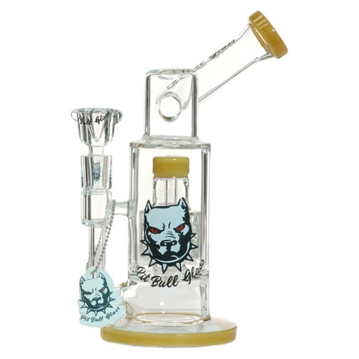 [AM032880] Pit Bull Glass Glass Shower (8958) 10.0" Yellow