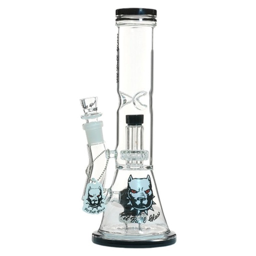 [AM032898] Pit Bull Glass Glass BK Shower (8963) 12.0" Black
