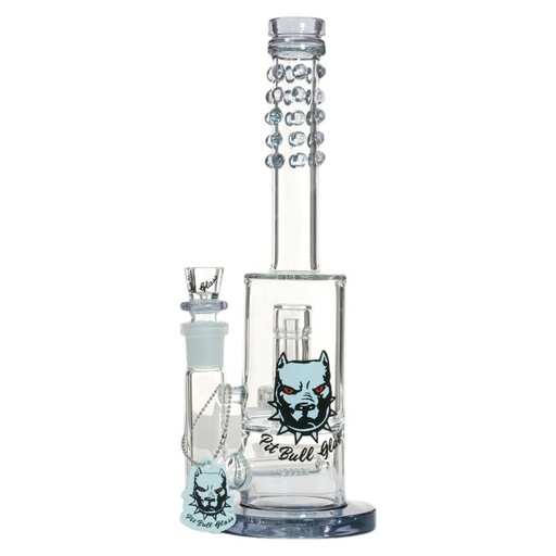 [AM032900] Pit Bull Glass Glass Perc (8964) 12.0" Black