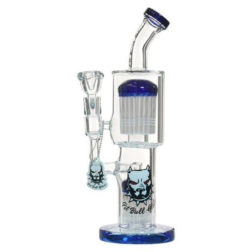 [AM032912] Pit Bull Glass Glass Arms (8967) 12.0" Blue