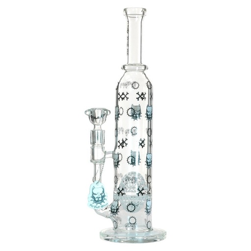 [AM032921] Pit Bull Glass Glass Logo STR (8970) 14.0" Clear