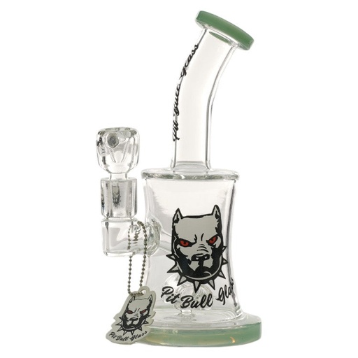 [AM032940] Pit Bull Glass Glass Shower (8975) 8.0" Milky Green