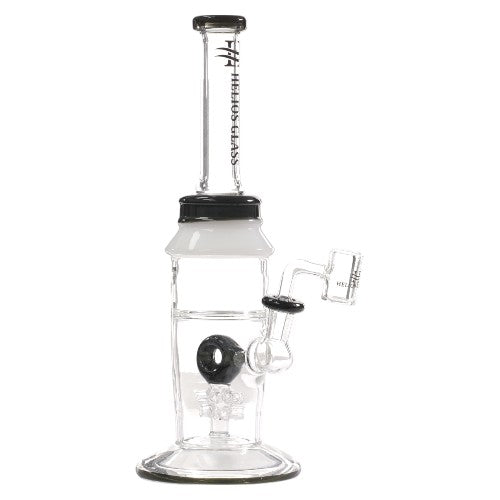 [AM032964] Helios Glass Glass Donut (9309) 12.0" Black