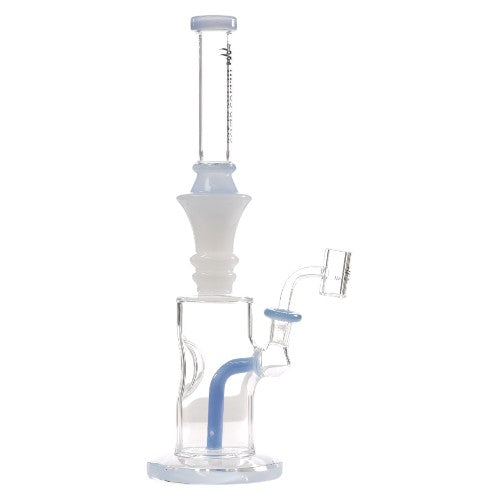 [AM033011] Helios Glass Glass Perc (9318) 14.0" Milky Blue
