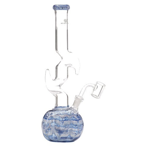 [AM033026] Helios Glass Glass Fancy Ball (9322) 12.0" Blue