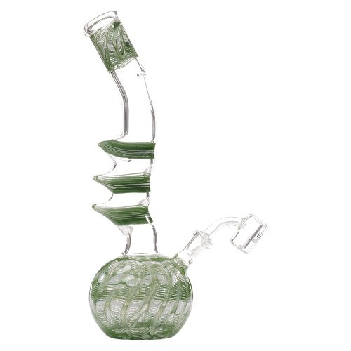 [AM033033] Helios Glass Glass Fancy Ball (9323) 12.0" Green
