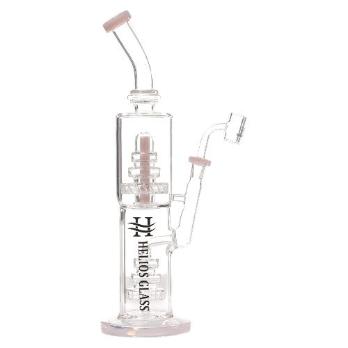 [AM033045] Helios Glass Glass Shower Perc (9326) 14.0" Pink
