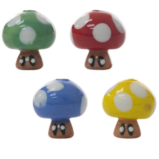 [AM033053] Unbranded Carb Cap Mushroom Multi Color Carb Cap 1.5"