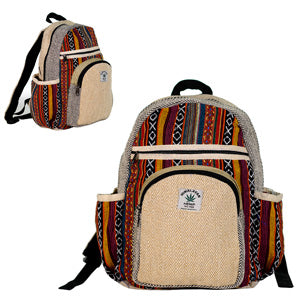 [AM033195] Himalayan Hemp Bags & Pouches Mini Backpack 14.0"