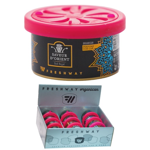 [AM033341] Freshway Air Freshener Saveur D'Orient Organican 2 of Each Flavors