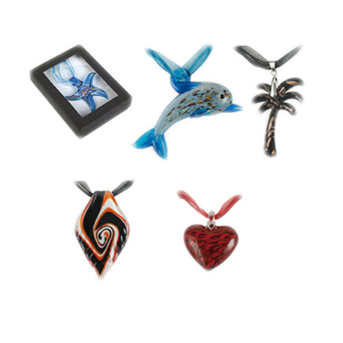[AM033347] Unbranded Misc Murano Grande Necklaces