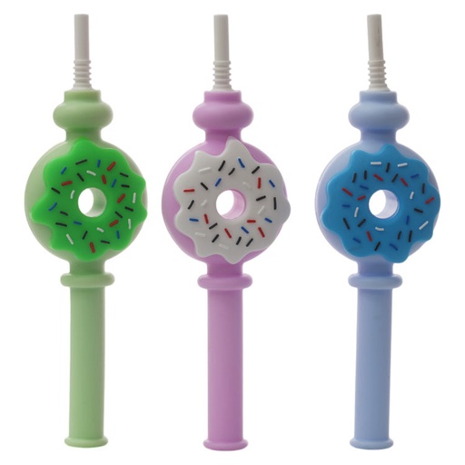 [AM033466] Unbranded Nectar Collector Silicone N.C Donut Cer. Nail 1593 6.0"