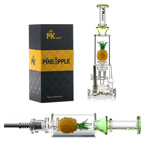 [AM033751] MK Glass Nectar Collector Pineapple 6234 Green