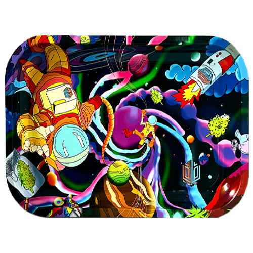 [AM034046] Dabber Box RYO Accessories Metal Rolling Tray 11.0" x 7.5" 11.0" Outer Spase