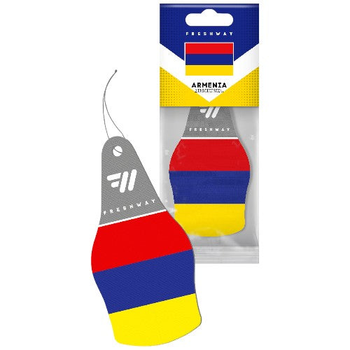 [AM034131] Freshway Air Freshener Flags Dry Air Freshener Armenia