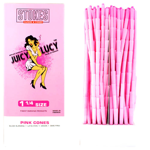 [AM034423] Juicy Lucy Cones Bulk Cones 1 1/4 Size Pink