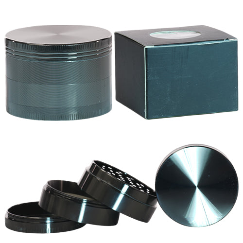 [AM034531] Unbranded Grinders Metal Griner Zinc 4 parts layer Sharpstone 63mm Plain