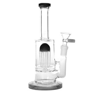 [AM037400] Unbranded Glass Shower With 6 Arms (7104) 8.0"-Black