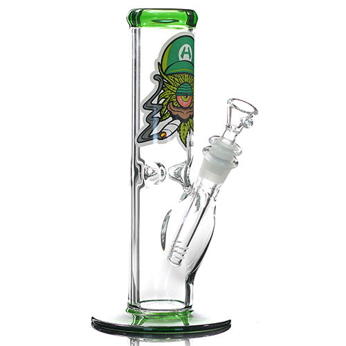 [AM037506] Unbranded Glass STR Assorted Design Stickers (6005) 9.5"-Green