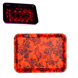 [AM037964] Unbranded RYO Accessories Glow Rolling Tray With Led Light 8.5" x 11.0"-Design: 6