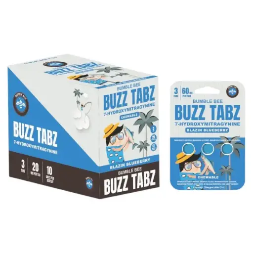 [AM037984] Bumble Bee Buzz Tabz 7-OH 20mg  x 3-Tab Blister (10 Pack)