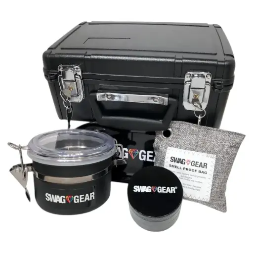 [AM038788] Swag Gear - Large Locking Smell Proof Locking Stash Box