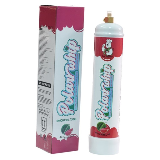 [AM038947] Polar Whip Chargers With Safety Relief Valve 0.95L 640 GR-Watermelon (6 packs per Box)