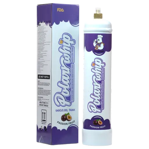 [AM039417] Polar Whip Chargers With Safety Relief Valve 0.95L 640 GR-Passion Fruit (6 packs per Box)