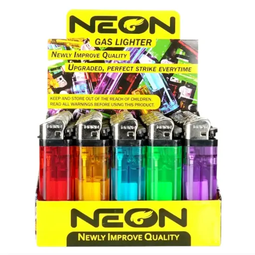 [AM035716] NEON Lighters Disposable Lighter 1 CT NON-REFILLABLE (50 per pack)