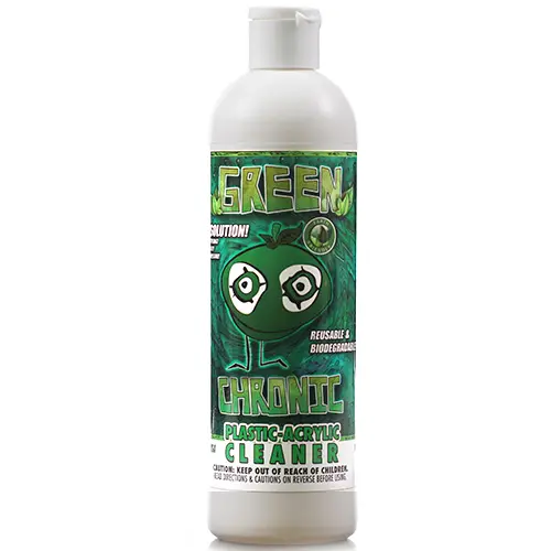 [AM023000] Orange Chronic Glass Cleaner Green Plastic - Acrylic 12oz