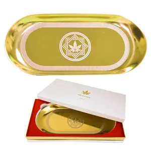 [AM035099] Mr Ganja Gold Herb Tray (7.0" x 3.5") 2788