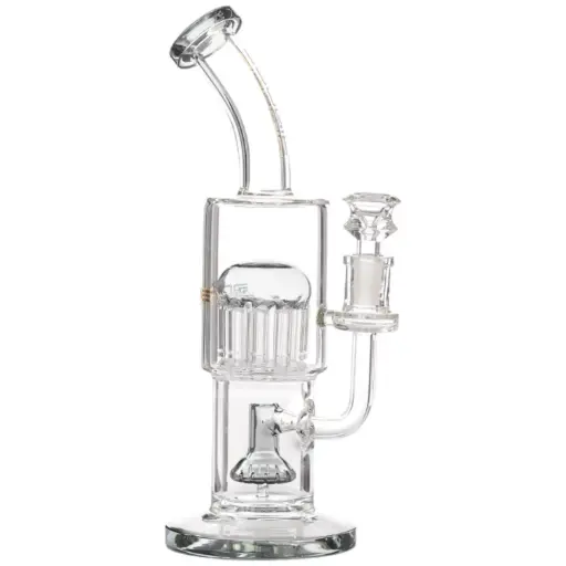 [AM032674] Bougie Glass Shower Bottom Tree Top (8830) 10.0" Grey