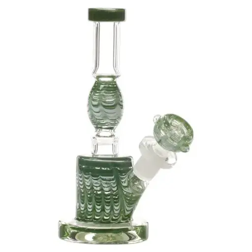 [AM037141] Unbranded Glass W.P. Base Drum Ball Outside 6.0" (16176)-Green