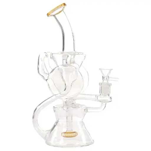 [AM039252] Unbranded Glass Recycler WP 12.0"-Brown