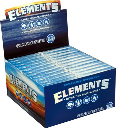 [M0058] ELEMENTS Connoisseur King Size w/Tip 24ct