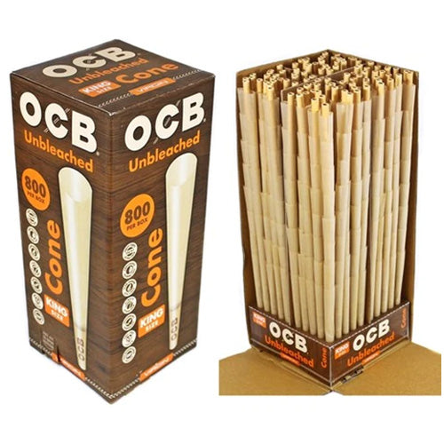 [M0153] OCB Bulk Cones Virgin King Size 800ct