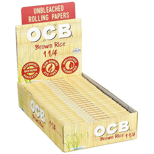 [M0157] OCB Papers Brown Rice 11/4 Size 24ct