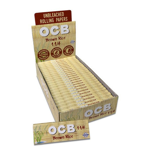[M0171] OCB Papers+Tip Brown Rice 11/4 Size 24ct