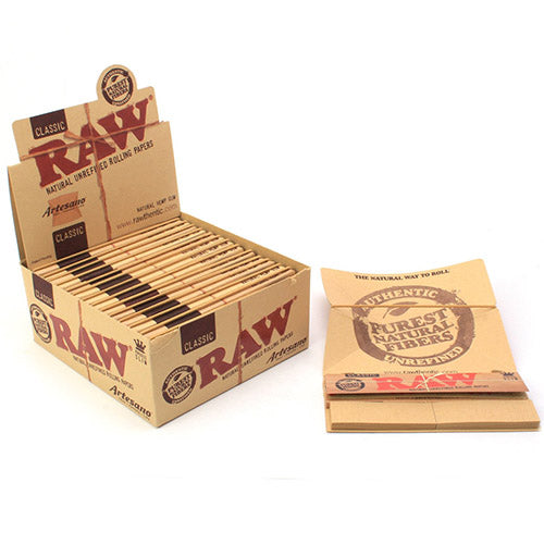 [M0236] RAW Classic Papers Artesano King Size Slim 15ct