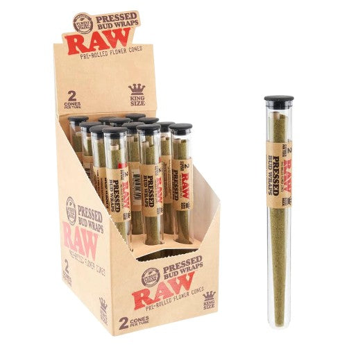 [M0260] RAW Bud Wrap Cones King Size 2-Pack 12ct