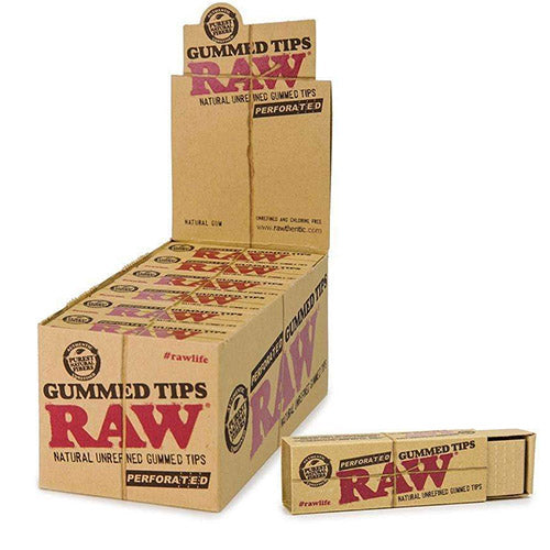 [M0325] RAW Tips Perforated Gummed 24ct